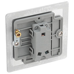 LAP  20A 16AX 1-Gang 2-Way Toggle Switch  Brushed Stainless Steel