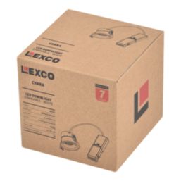 Lexco Chara Fixed  Fire Rated LED Downlight White 11W 500-800lm
