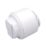 FloPlast FloFit+ Plastic Push-Fit Stop Ends 15mm 5 Pack
