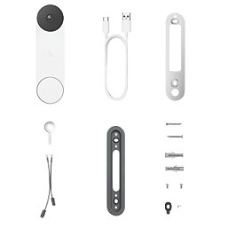 Google Nest Pro Wireless Smart Video Doorbell White