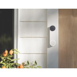 Google Nest Pro Wireless Smart Video Doorbell White - Screwfix