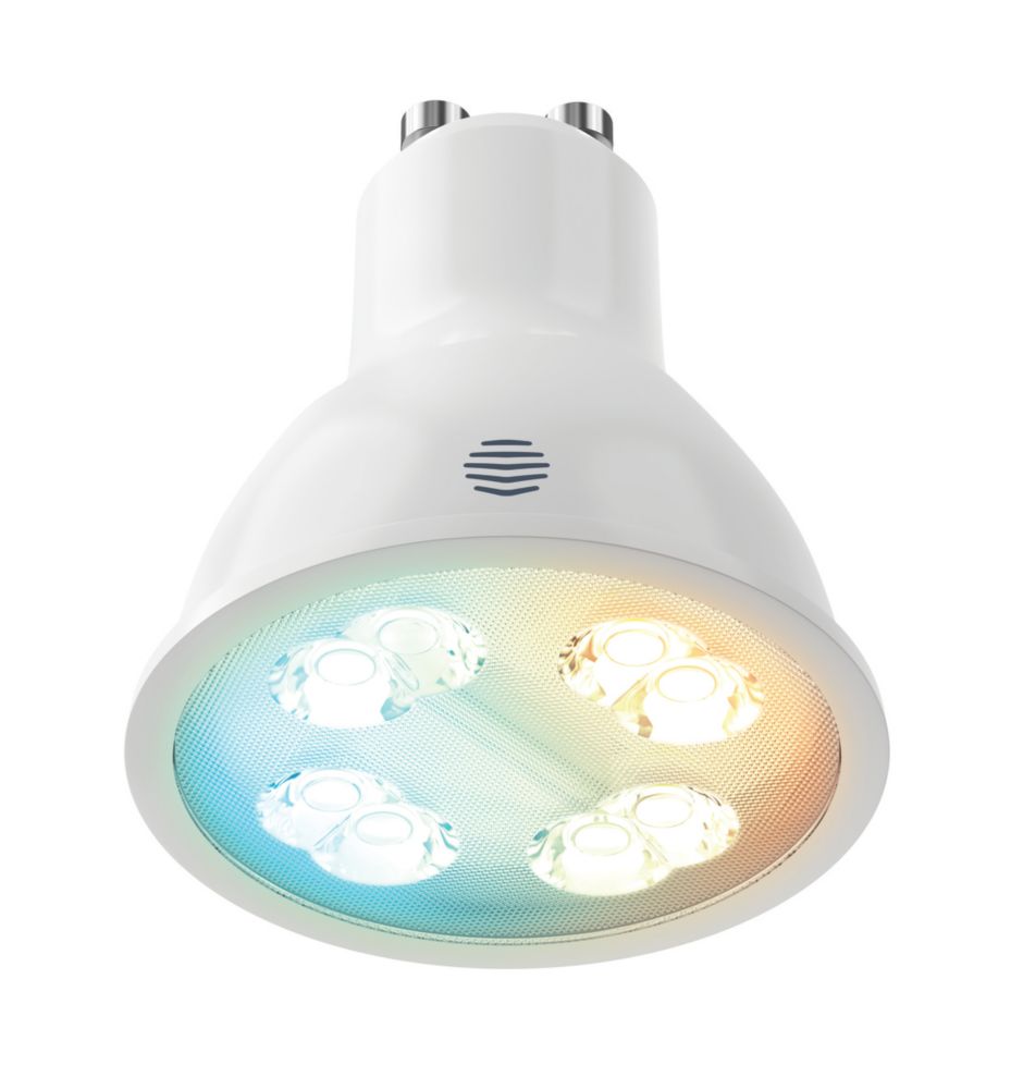 Hive Dimmable White GU10 LED Smart Light Bulb 4.8W 350lm - Screwfix