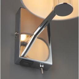 Quay Design Perry Wall Light with USB Chrome