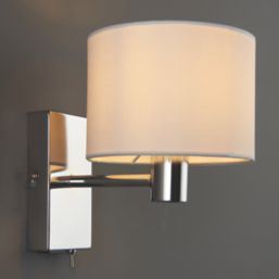 Quay Design Perry Wall Light with USB Chrome