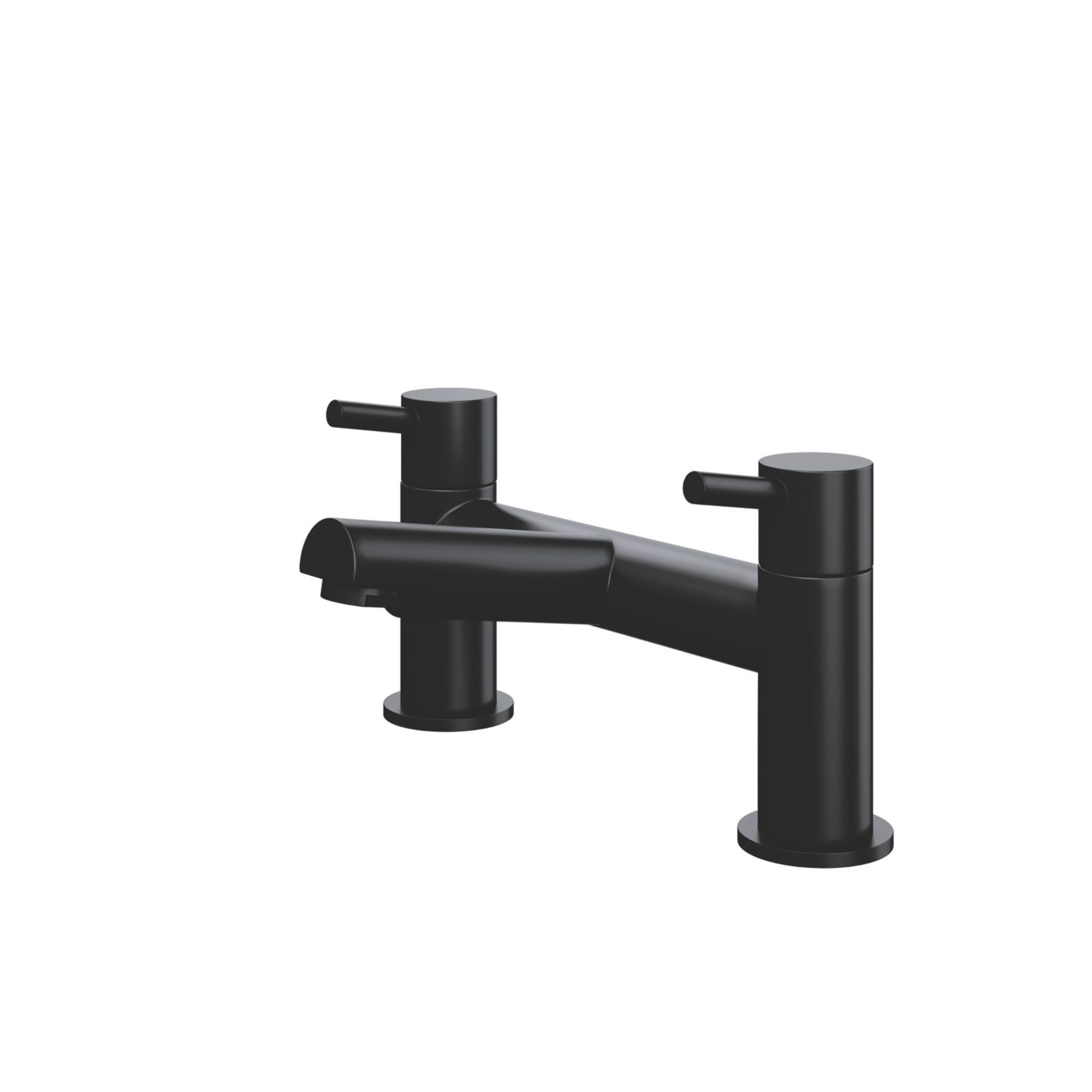ETAL Juke Deck Mounted Bath Filler Tap Matt Black (115YU)