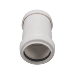 FloPlast Push-Fit Straight Coupler White 32mm x 32mm