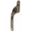 Fab & Fix Left-Handed Offset Connoisseur Espagnolette Window Handle Polished Gold