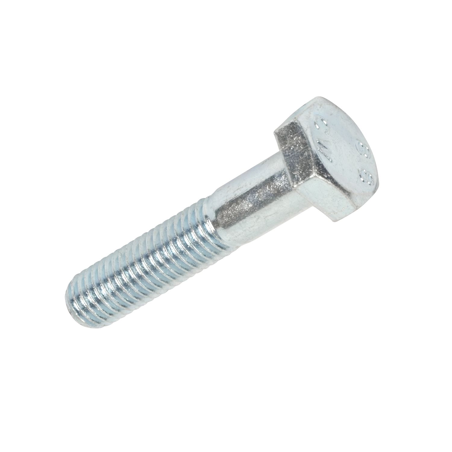 Easyfix Bright Zinc-Plated Carbon Steel Hex Bolts M8 x 100mm 50 Pack (1168H)