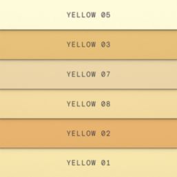 LickPro  Yellow Peel & Stick Paint Samples 6 Pack