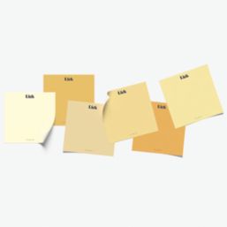LickPro  Yellow Peel & Stick Paint Samples 6 Pack