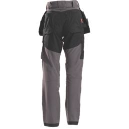 Hard Yakka Toughmaxx Lite Holster Work Trousers Graphite 36" W 32.5" L
