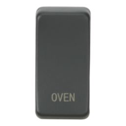 Knightsbridge 'OVEN' Switch Cover Anthracite