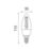 4lite WiZ E14 Candle LED Filament Light Bulb 4.9W 470lm