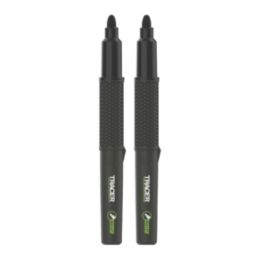 TRACER  Medium Tip Black Permanent Marker 2 Pack