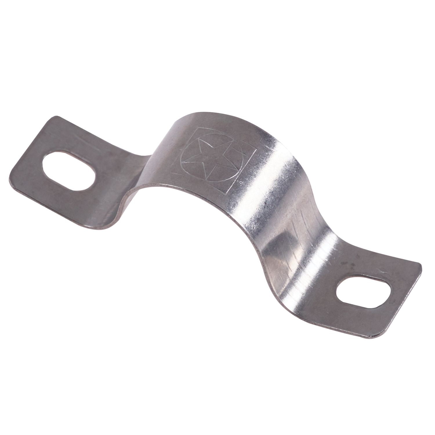 Schneider Electric Stainless Steel Conduit Saddles 25mm Silver 100 Pack (116HF)