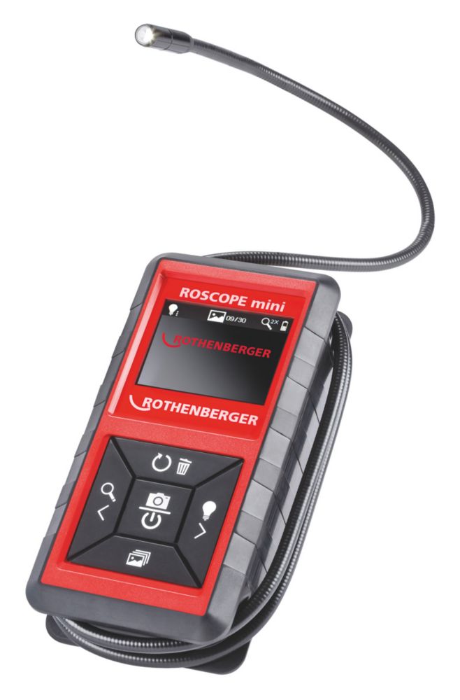 Rothenberger Roscope Mini Hand-Held Inspection Camera With 2 1/2" Colour Screen