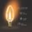 Calex  E14 Candle LED Light Bulb Gold 15lm 1W