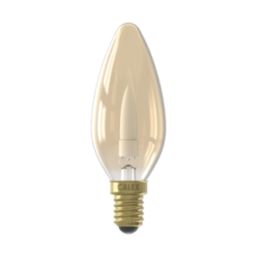 Calex  E14 Candle LED Light Bulb Gold 15lm 1W