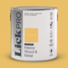 LickPro 2.5Ltr Yellow 03 Satin Water-Based Trim Paint