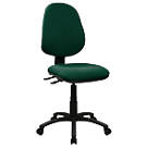 Nautilus Designs Java 300 Medium Back Task/Operator Chair No Arms Green