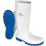 Delta Plus KEMISS4BC Size 8  White Steel Toe Cap Safety Wellies
