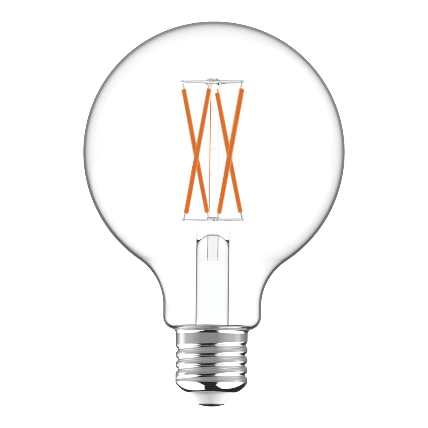 LAP E27 G95 LED Virtual Filament Light Bulb 470lm 2.2W (116PV)