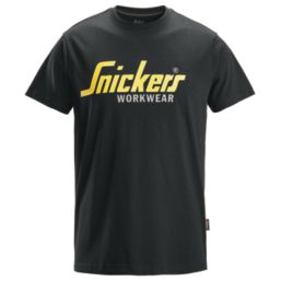 Snickers 2586 Short Sleeve T-Shirt Black X Large 46" Chest