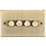 Knightsbridge  4-Gang 2-Way LED Dimmer Switch  Antique Brass