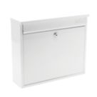 Burg-Wachter Elegance Post Box White Powder-Coated