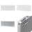 Flomasta 600mm x 1600mm 5190BTU White Type 11 Convector Radiator