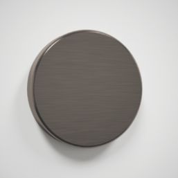 Splashback  Clear with Bronze Caps Kitchen Splashback 600mm x 700mm x 6mm