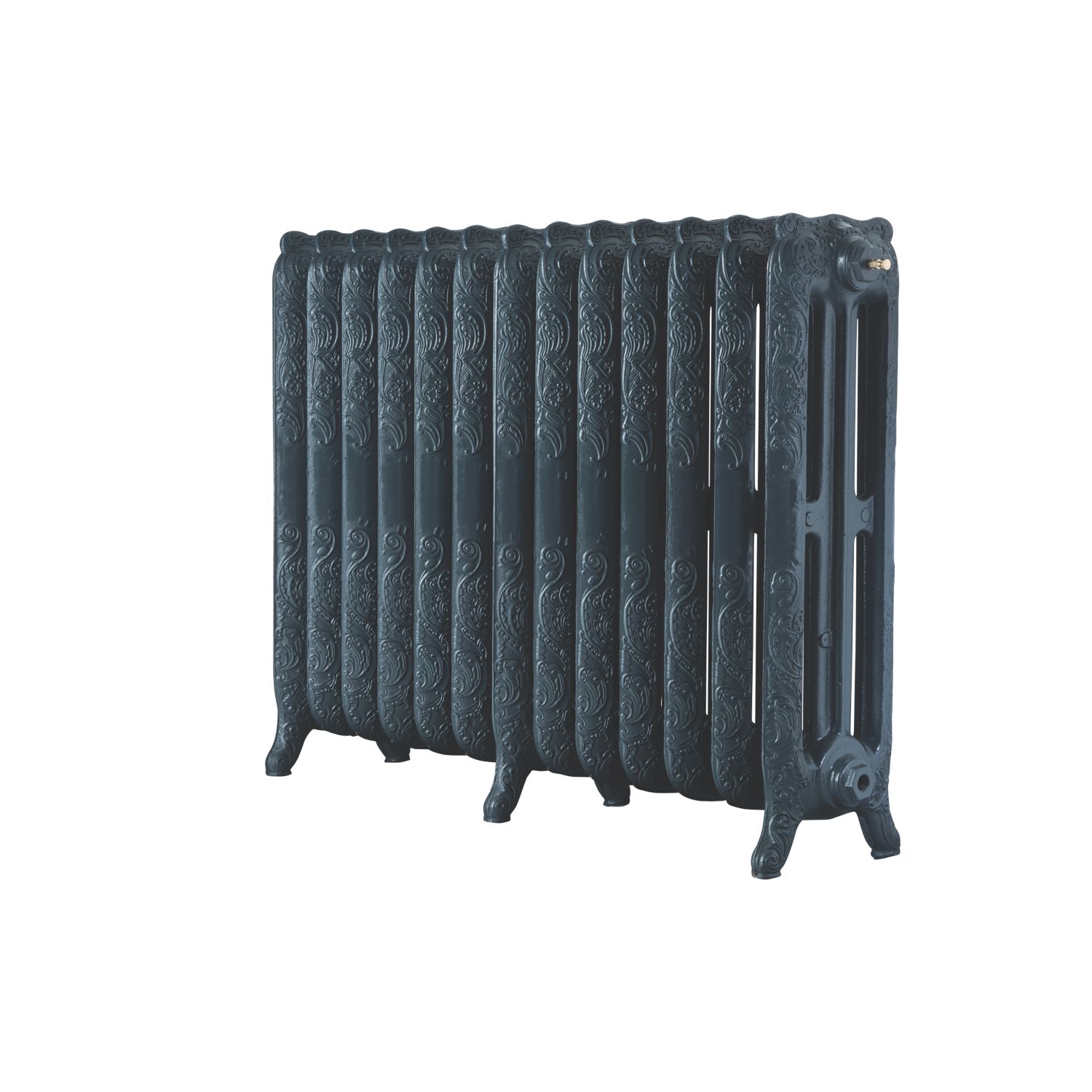 Arroll 760mm x 1074mm 6387BTU Anthracite Cast Iron 3 Column Radiator (1173P)