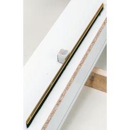 Stormguard Heavy Duty Brush Seal Gold Anodised 0.91m