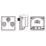 Knightsbridge  Triplex Modular Multimedia Socket Grey