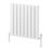 Reina Piatto Single 600mm x 595mm 1529BTU White Vertical Designer Radiator