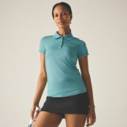 Regatta Remex II Womens Polo Shirt Ivy Moss Size 12
