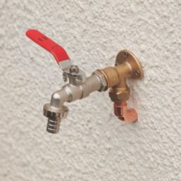 Flomasta Union Bib Cock 138mm H x 75mm L 1/2" x 3/4"