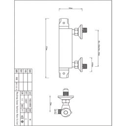 Mulga Exposed Single Outlet Thermostatic Silver Mixer Shower Valve