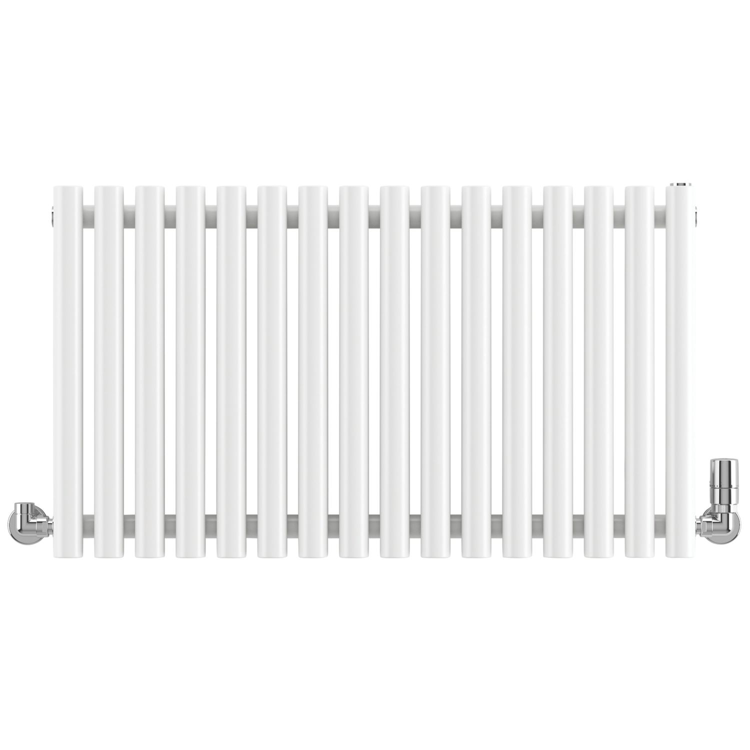 Terma Rolo-Room 500mm x 865mm 2015BTU White Horizontal Designer Radiator (117HR)