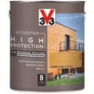 V33 2.5Ltr Light Oak Satin Water-Based Exterior Wood Stain