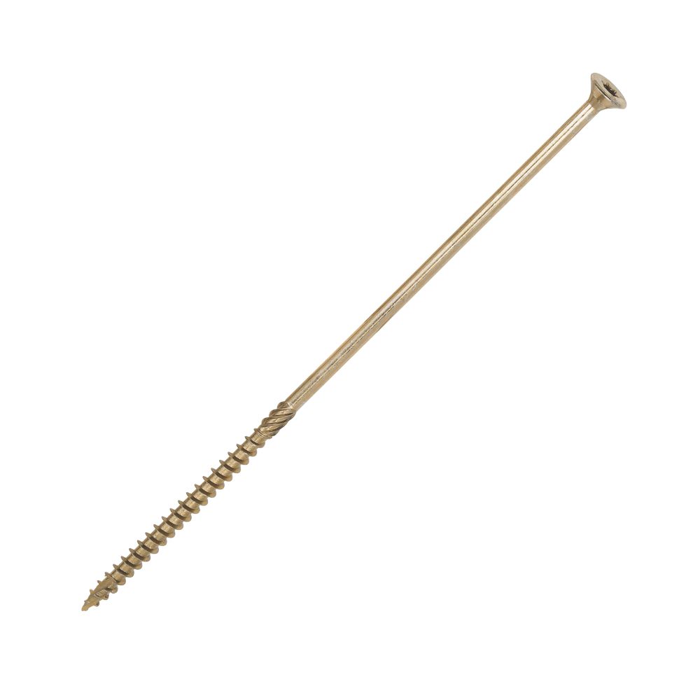 Timco C2 Clamp-Fix TX Double-Countersunk  Multipurpose Clamping Screws 6mm x 200mm 100 Pack