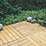 Forest Garden Decking Tiles 36mm x 900mm x 900mm 4 Pack