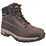 Stanley Tradesman   Safety Boots Brown Size 8