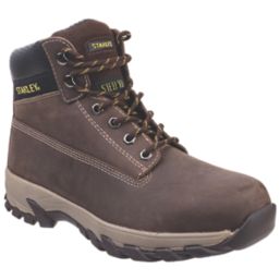 Stanley Tradesman Size 8  Brown  Steel Toe Cap Safety Boots