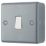 British General  10AX 1-Gang 2-Way Metal Clad Single Light Switch with White Inserts