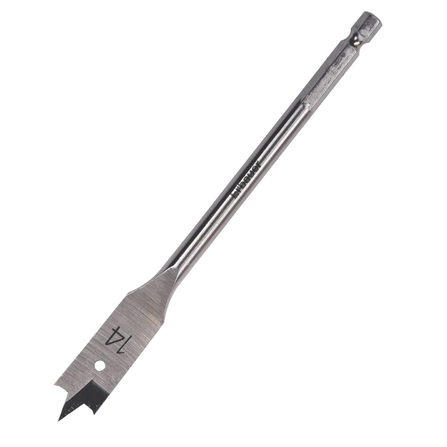 Erbauer Hex Shank Flat Wood Drill Bit 14mm x 152mm (117PH)
