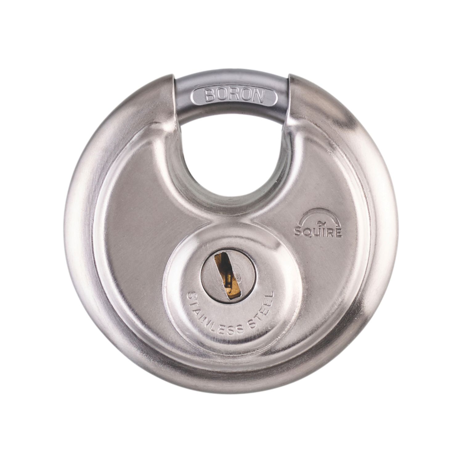 Squire DCL1 KA Stainless Steel Keyed Alike Water-Resistant Disc Padlock 70mm (117PU)