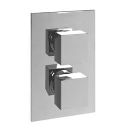 ETAL Wren Rear-Fed Concealed Polished Chrome Thermostatic Bar Mixer Shower