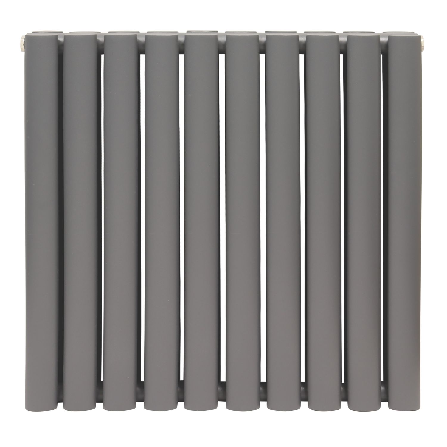 Towelrads Dorney 600mm x 592mm 1042BTU Anthracite Vertical Designer Radiator (117RY)