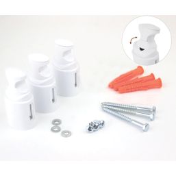 Ximax 720mm x 600mm 1225BTU White Flat Designer Towel Radiator